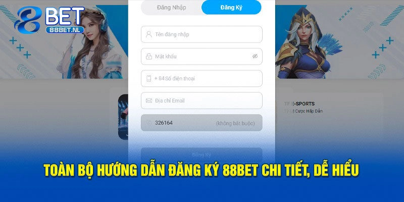 Quy trình đăng ký 88bet chi tiết cho người mới
